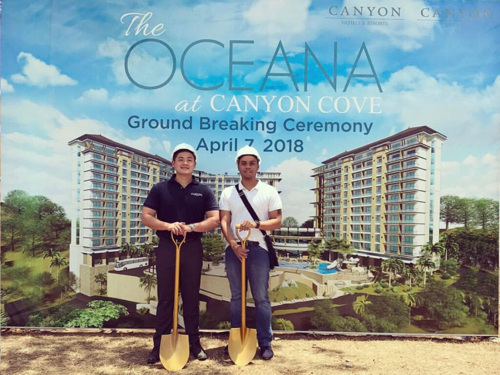 GROUNDBREAKING OF THE OCEANA AT CANYON COVE